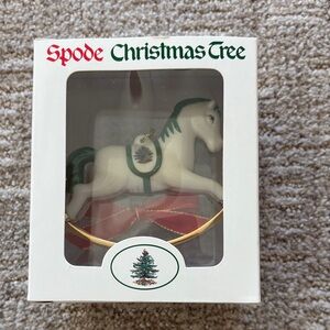 New Spode Christmas ornament, rocking horse